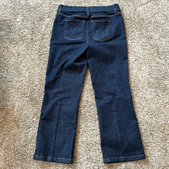 SPANX kick flare dark indigo jeans XL size 14 - Picture 4 of 4